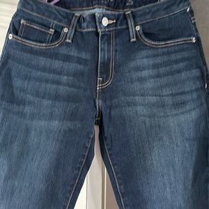 Ladies dark wash denim, never worn